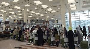 Passengers are checking in at New Islamabad Internaitonal Airport
