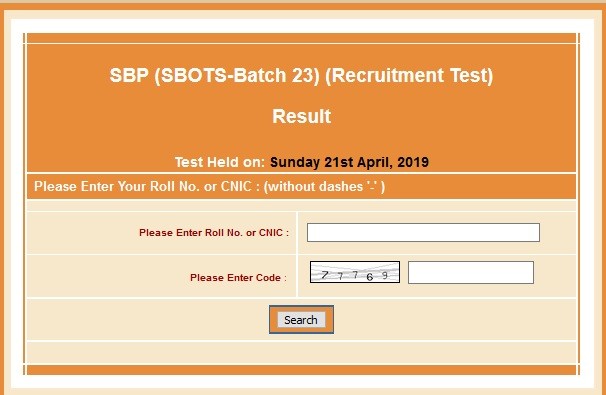 SBP SBOTS OG-2 Batch 23 result announced